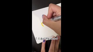 Immersive painting🎨 Acrylic Marker Learn Series Sjen Draw a Daily Share the Painting Process [upl. by Randa]