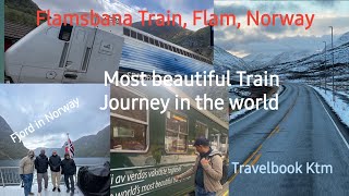 Flamsbana Train Norwayലോകത്തിലെ ഏറ്റവും മനോഹരമായ ട്രെയിൻ യാത്രFjord മലകൾക് ഇടയിൽ ഉള്ള സമുദ്രം [upl. by Alita]