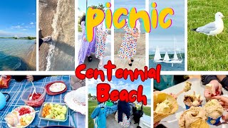 Picnic At Centennial Beach  Centennial Park amp Beach Barrie  June 2024  Vlog 308  picnic beach [upl. by Caffrey]