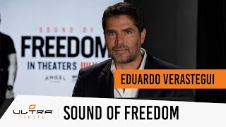 Eduardo Verastegui presenta su nueva película “SOUND OF FREEDOM” [upl. by Favin432]