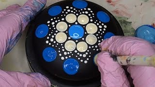 DIY How to Make a Mandala Stone  Painted Dotting Art  Satisfying Painting Rocks [upl. by Nightingale378]