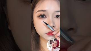 makeup eyeliner eyemakeup eyelashes eyelashextensions eyelash eyelashhack makeuptutorial [upl. by Krahmer]