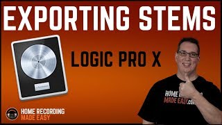 Logic Pro X  Exporting Stems amp Sending Session via Dropbox [upl. by Allicsirp12]