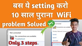 laptop wifi connection problems  how to install wifi driver  WiFi not showing on desktop [upl. by Akirrehs]