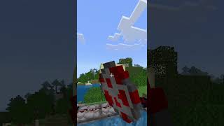 Prank over a Chicken in minecraft shorts minecraft meme memes [upl. by Erdda]