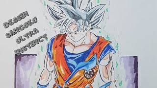 Comment dessiner sangoku ultra instinct [upl. by Capone]