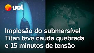 Implosão do submersível Titan teve cauda quebrada e 15 minutos de tensão o que diz investigação [upl. by Debor487]