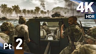 Call of Duty World at War 4K60fps HDR Hardened 100 All Death Cards Pt 2  Little Resistance [upl. by Mareah]