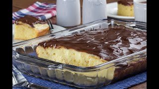 Boston Cream Pie Poke Cake [upl. by Devon]