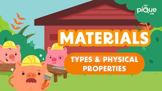 Materials Types amp Physical Properties  Primary School Science Animation [upl. by Ettenhoj816]