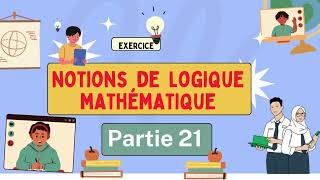 p21math1bacLogiqueexercice06raisonnement par  équivalence successive et déduction SM SEX [upl. by Selij]