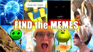 FIND the MEMES How to get ALL 235 Memes and Badges Roblox [upl. by Berlauda]