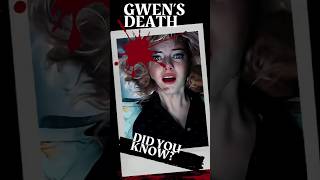 Fact about Gwens death you didnt know ytshorts shorts gwenstacy spiderman andrewgarfield [upl. by Kallista106]