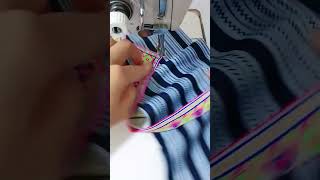 Sewing ribbon on the waistband [upl. by Barbara-Anne272]