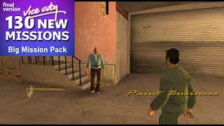 Vice City Big Mission Pack Final Version  Cam Jones Missions  quotPaint Businessquot Mission [upl. by Jolda681]