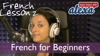 Learn French With Alexa Polidoro Free French Lesson 2 [upl. by Suoilenroc]