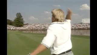 John Daly  The Final Hole of His Remarkable Victory at the 1991 PGA Championship [upl. by Leakim]