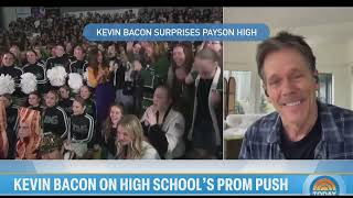 ARC Kevin Bacon returning to Payson High filming location of Footloose before demolition [upl. by Ensoll]