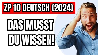 ZP10 DEUTSCH 2024 Das Wichtigste in 2 Minuten erklärt [upl. by Grondin]