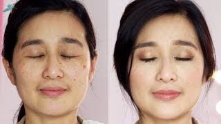 Fresh and Flawless Makeover for Aging Problematic amp Dry Skin  Kanebo Makeup Demo [upl. by Selinda]