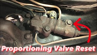 GM Proportioning Valve Reset [upl. by Aicenod]