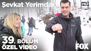 Şevkat Yerimdar ekibinin kar topu savaşı yaptığı 39 Bölüm kamera arkası görüntüleri yayında [upl. by Arrio959]