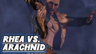 ArachnId defends the Smackdown Championship against Rhea Ripley WWE 2K22 [upl. by Ellehcar86]