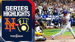 Mets Brewers go 3 games in CRAZY Wild Card Series 10124  10324  MLB Highlights [upl. by Harlan771]