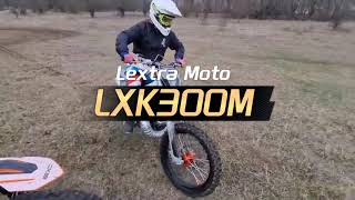 Lextra LXK300M 300cc 2T dirt bike customer riding feedback [upl. by Kerat]