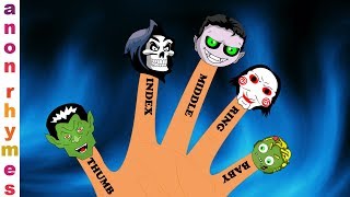 Finger Family Songs For Children  Halloween Finger Family  Nursery Rhymes And Kids Songs [upl. by Maidy]