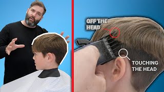 How To Cut Boys Hair  Basic Tutorial  Step by Step Kids Haircut boyshaircut [upl. by Lunseth]