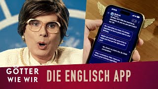 Renate Gott kämpft mit Englisch App  Götter wie wir  Werbung [upl. by Labotsirhc]