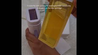 Hair Removal using Waxing Kit1 Roller Heater [upl. by Ilat]