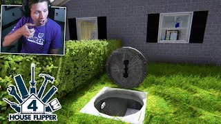 House Flipper  Part 4  SECRET UNDERGROUND BUNKER [upl. by Mayne314]