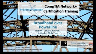 Broadband over Powerline  CompTIA Network N10005 31 [upl. by Nolur118]