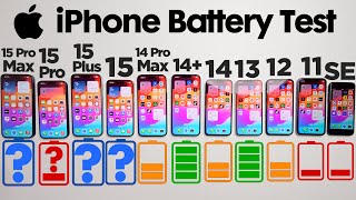 iPhone 15 ULTIMATE Battery Test [upl. by Dympha95]