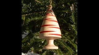 Turning a Christmas Tree Ornament [upl. by Glanti]