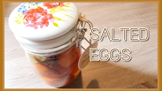 Homemade salted eggs recipe 醃漬流油鹹蛋 [upl. by Ltsyrk444]