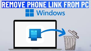 How to Uninstall or Remove Phone Link App From Windows 10 or 11 [upl. by Aitsirk]