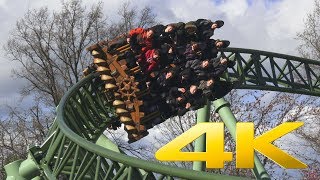 4K  Schwur des Kärnan off ride at Hansa Park in Germany [upl. by Aizti]