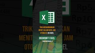 Trik menambahkan menit dari data jam otomatis di excel exceltips exceltricks excelformula excel [upl. by Eiraminot]