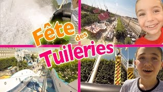 VLOG  On s’éclate à la Fête Foraine des Tuileries  Manèges 100 Fun amp Attractions  22 [upl. by Ardeahp]