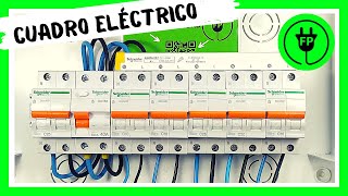 Instalar y cablear CUADRO ELÉCTRICO de VIVIENDA BÁSICO  ELECTRICIDAD BÁSICA DOMICILIARIA [upl. by Powe]