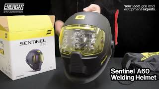 Esab Sentinel A60 Welding Helmet Unboxing [upl. by Sirronal]