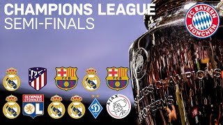 FC Bayern  All SemiFinal Matches in the Champions League [upl. by Trocki]