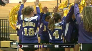 Hahnville Volleyball Senior Night Presentations  October 27 2016 [upl. by Matuag]