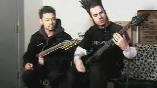 A Guitar Lesson with Wayne Static amp Koichi Fukuda 1999  StaticX [upl. by Giarg576]