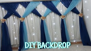 DIY BACKDROPStage decoration ideasFall backdropThanksgiving [upl. by Nnylarat980]