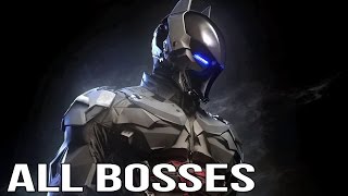 Batman Arkham knight  All Boss Fights All Bosses [upl. by Maccarone715]