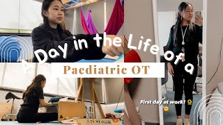 A DAY IN THE LIFE OF A PEDIATRIC OCCUPATIONAL THERAPIST [upl. by Ahseuqal276]